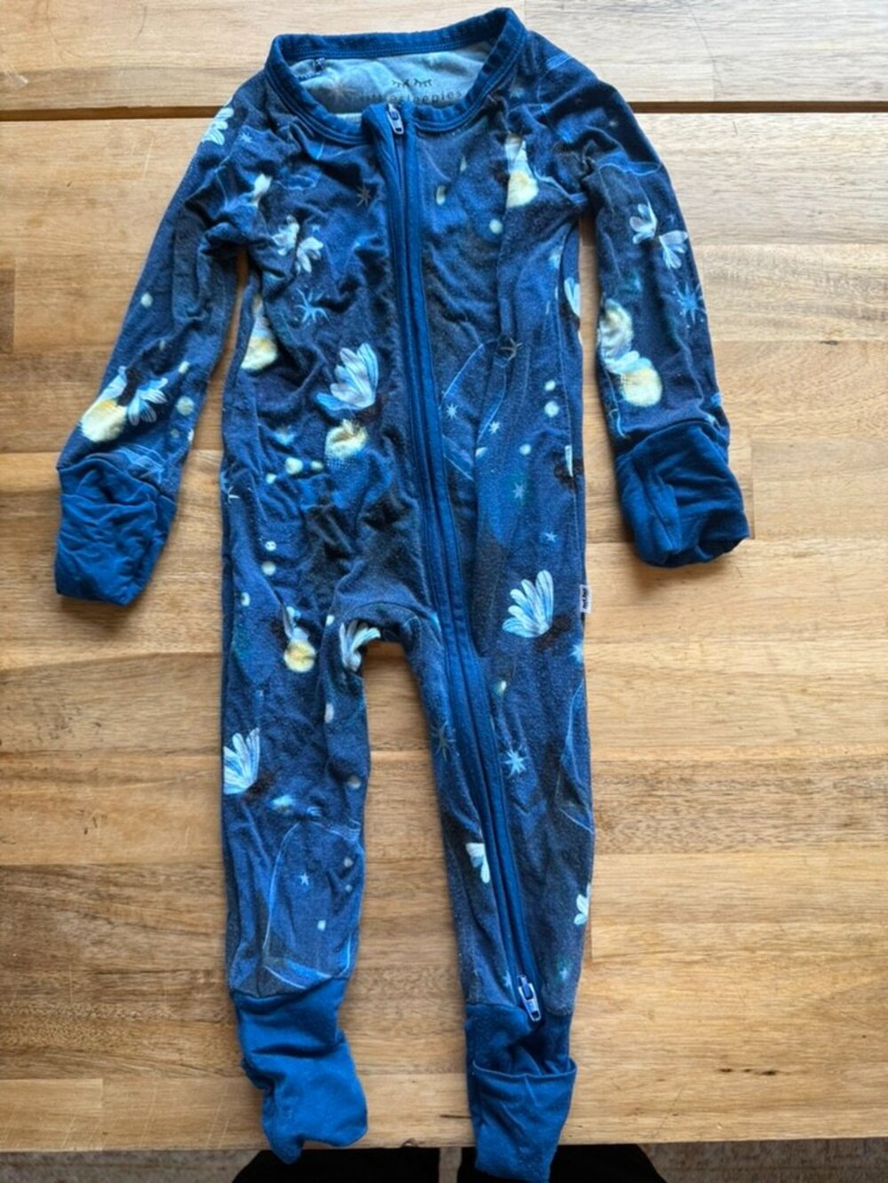 Little sleepies lightning bugs zippy 0-3 months
